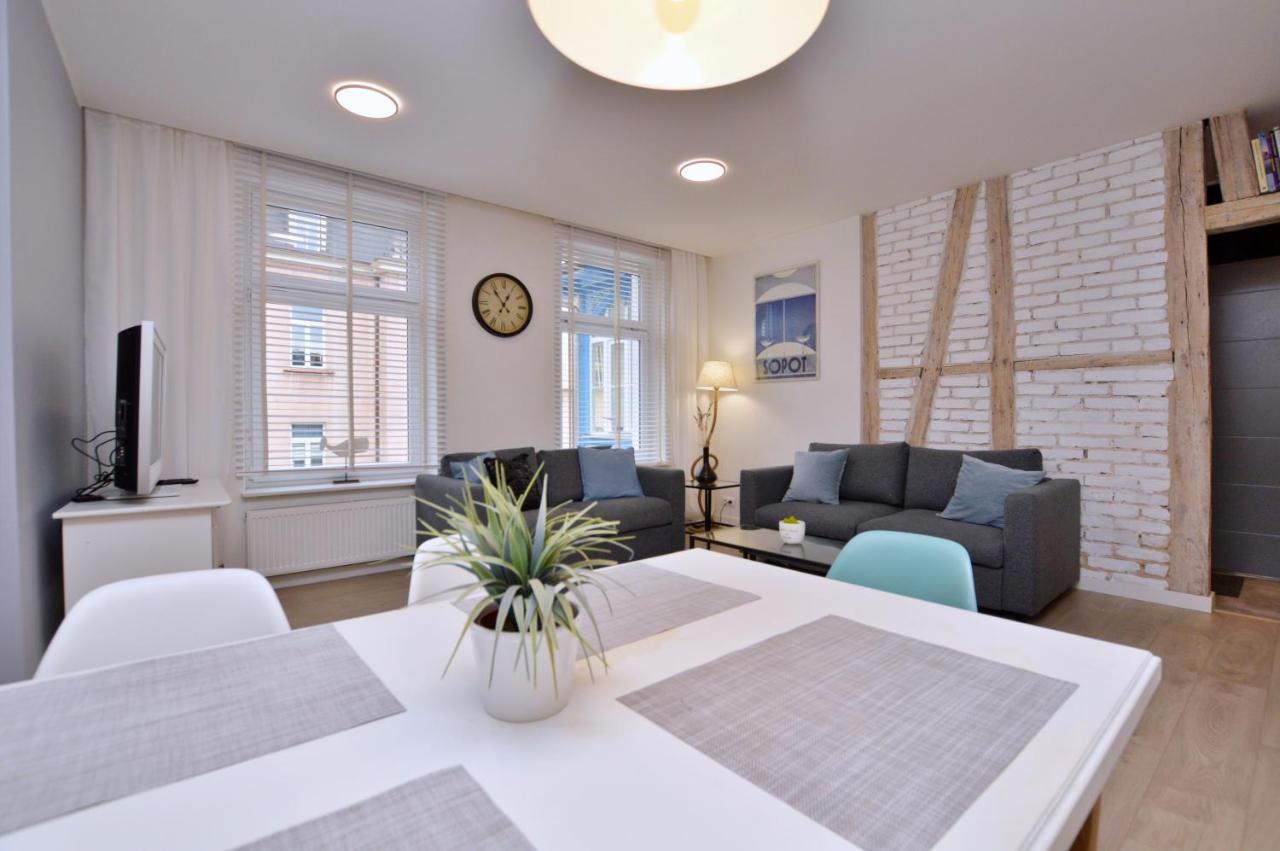 Victus Apartamenty, Apartament Veranda Sopot Kültér fotó